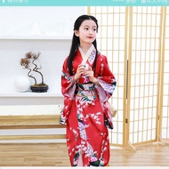 Bộ Đồ Dự Tiệc Cạp Cao in Họa Tiết Phượng Cho Bé Gái Kimono Nhật Bản Mới Mùa Hè 2019 Quần Áo Biểu Diễ