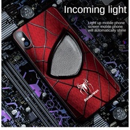 Explosive Marvel superhero spiderman Call Lighting LED Phone Case for iphone 16promax 16plus 16pro 1