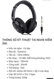 [HCM]HEADPHONE TAI NGHE KIỂM ÂM CHUYỆN NGHIỆP TAKSTAR HD2000
