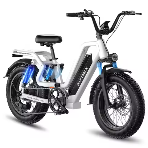 G-FORCE 1300W Adult City Commuting Road Electric Bicycle 48V15AH Battery Ebike 60Miles Ebike Mountai