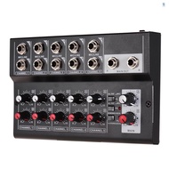 MIX5210 10-Channel Mixing Console Digital Audio Mixer Stereo for Recording DJ Network Live Broadcast Karaoke