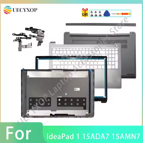 For IdeaPad 1 15ADA7 15AMN7 Laptop LCD Back Cover Case/LCD Bezel Cover/Palmrest COVER/Bottom case La