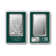 Ausiris Silver แท่งเงิน 99.99 น้ำหนัก 100 กรัม ลายมังกร (363469-733622010)