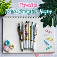 Pentel Energel Gel Pen BLN75YU Size 0.5 MM X Yuzen Limited Edition (Set Of 6 Sticks)