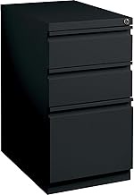 Lorell LLR49527 Mobile File Pedestal, Black