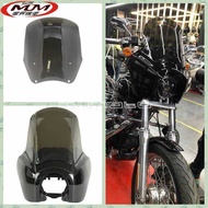 Harley Motorcycle Front Windshield Dinah 750 XL883 Single Block Windshield Fairing Fairing Front Win