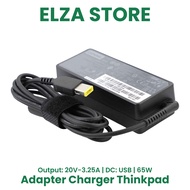 Laptop Charger Adapter Lenovo Thinkpad T450 T450s T540P T550 W540 T460s 20V 3.25A USB