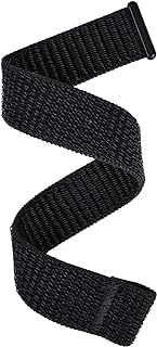 Watchband Compatible with Garmin vivosmart HR/HR+ Replacement Bands - Woven Nylon Strap with Hook and Loop