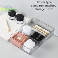 [lnthespringS] Desktop Storage Box Drawer Divider Box Container Drawer Organizer Table Jewelry Box Makeup Organizer Box Transparent Storage Box new