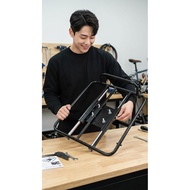 Slide Rear Rack Tray For Box Motorcycle Food Delivery Thick Steel Size 43.5x45 Cm. Strong