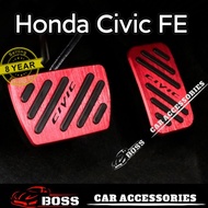 Honda Civic FE G11 Civic 2022 Pedal Pad Pedal Cover Garnish Trim Protection Pedal Trim Boss Car Acce