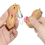 Infinite Peanut Edamame Toys Peas Beans Keychain Pops It Fidget Squishy Decompression Squeeze Antistress Figet Stress Po
