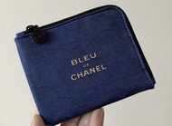 Chanel beaute 贈品❤️多用途贈品卡包/散子包 牛仔布款 coin bag / card holder