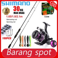 Shimano Reel Rod Fishing Rod 1set shimano Rod Spinning Reel Shrimp Rod Pole Rod Beach Jigging Rod Fishing Rod set