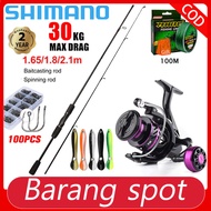 Shimano Rod Fishing Set Combo Reel Spinning Rod Jigging Ultr 1 Set Reel Spinning BC Surf Reel