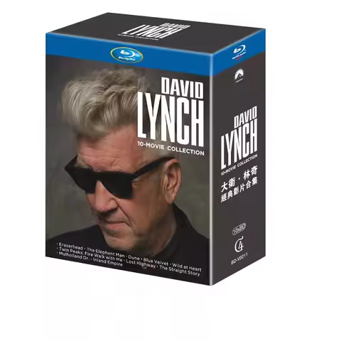 BD Blu-ray High-Definition Thriller Movies David Lynch Classic Film Collection 10-Disc Box Set
