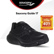 Saucony Guide 17 Road Running Stability Shoes Mens -(BLACK/BLACK) S20936-200