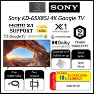 Sony 65" 4K/120fps HDR LED Google TV ( Android TV) - KD-65X85J *Free Bracket + HDMI Cable*