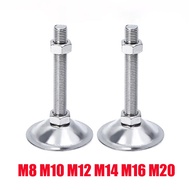 Base Diameter 67mm to 95mm Levelling Height Adjustable Machine Furniture Feet 304 Stainless Steel wi