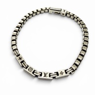 Excellent condition ▼ LOUIS VUITTON Louis Vuitton 2025 model M1149L LV Tailor AG925 Bracelet Silver 