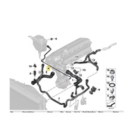 Return Water Pipe Short Pot (No.4) BMW Series 5 E60 520i 525i 530i M54 Engine