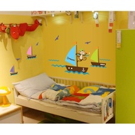 Monkey seek dream boating in the sea wall decal GO21187043 decorative adesivo de