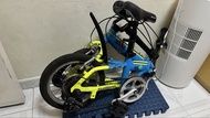 Solar 藍黃色 摺疊單車 摺合單車