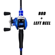 FRRTC Fishing Rod and Reel Set 1.65M/1.8M 5.5/6 Feet Casitng Set Left Right Hand Fishing Reel Freshw