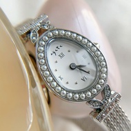 Original Label 1: 1 Japan Medieval Akado/agete Watch Christmas Limited Edition Ladies Pearl Watch Re