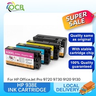 HP 938 938E 938XL Ink Cartridge Full With Ink For HP OfficeJet Pro 9720 9730 9120 9130 Printer Cyan/