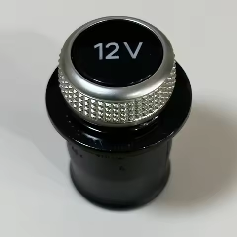 Car Cigarette Lighter Decoration Cover Chrome Plated Cigarette Lighter Plug For Audi A3 A4 A5 Q2 Q7 