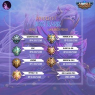 Kertas Joki Rank Mobile Legends