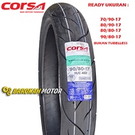 BAN Donat (BUKAN TUBELESS) CORSA TERMINATOR 90/80-17 BAN 80/90-17 Ban motor bebek Ring 17