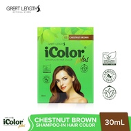 iColor Plus Shampoo-In Hair Color Chestnut Brown 30ml