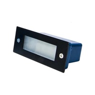 "ถูกชัวร์"โคมไฟฝังผนังทางเดิน (LED 1 วัตต์) WW W.L.LIGHTING รุ่น WL-GY8321S/30K(BK) ขนาด 5.5x11x4.5 