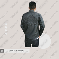 Foratjin - Jaket Kulit Garut Bordir Belakang Indian Exclusive Foratjin
