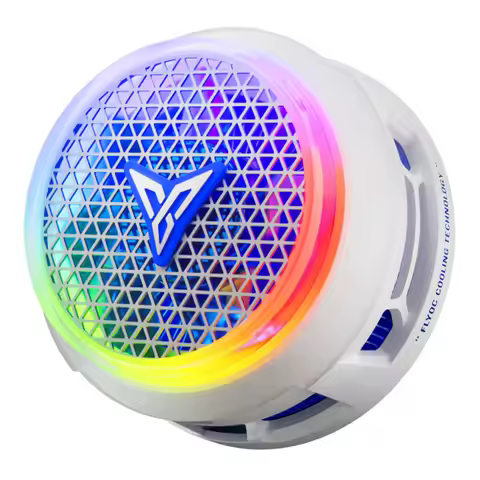 Flydigi B9X Phone Cooler, Low Noise Semiconductor Cooling Fan with RGB Light, Compatible with iPhone