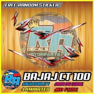 ◊ ◵ ✷ Bajaj CT 100 Stock Decals