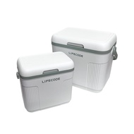 [特價]LIFECODE 親子雙冰桶-手提式10+22公升保冰桶/保溫桶-白綠色