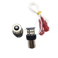 ไฟหรี่เลี้ยวกระพริบ รถยนต์ รถสิบล้อ 6ล้อ แบบไม่ใช้กล่อง BAU15S N1156 / 7440 3030 28LED 12/24V HB/Y W