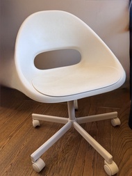 IKEA 宜家白色電腦椅學生椅