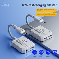 Pu Ji GS1 adapter Typec earphones are suitable for Apple tablets, iPhone15 phones, iPadPro 2-in-1