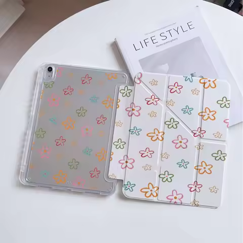 Colorful Flowers For Samsung Galaxy Tab A8 A9 A11 S6 S7 S8 S9 S10 FE Plus Lite Protective With Pen S