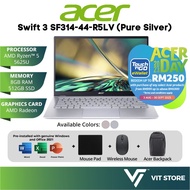 Acer Swift 3 SF314-44-R274, R5LV, R74S (AMD Ryzen 5 5625U, 8GB, 512GB, AMD Radeon, 14" FHD) Laptop Ryzen 7