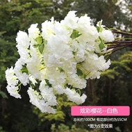 Synthetic Plastic Cherry Blossom Stems & Trees - Wedding, Living Room, Roof Floor, Fake Flowers