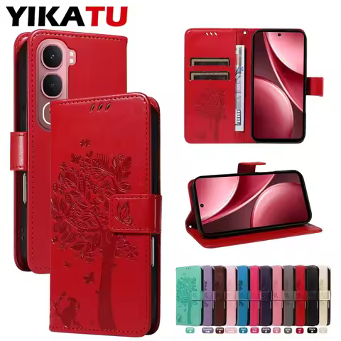 Card Slot Flip Wallet Case For VIVO Y20S Y20i Y20G Y20A Y20 Y19S Y18 Y17S Y17 Y16 Y15 Y12S Y12A Y11S