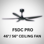 DEKA F5DC PRO 46" 56" 20 Speed Remote Control Ceiling Fan Light LED DC Motor 5 Blades SIRIM KRONOS K