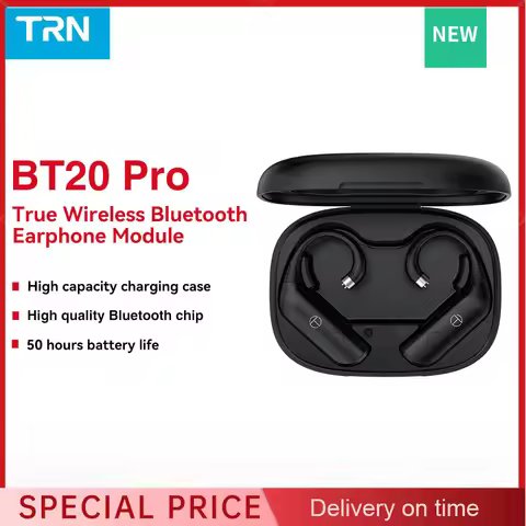 TRN BT20 Pro Wireless Bluetooth 5.3 HIFI Earphones Module Upgrade Cable /MMCX Connector Replaceable 