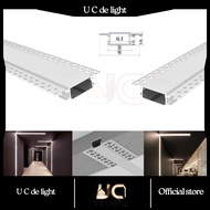 Recessed Straight Aluminium LED profile *50mm* With Cover SET (Not include LED) Aluminium profile