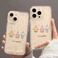 Spongebob Patrick Squidward Casing For Samsung A55 5G A35 A15 A05S Galaxy A56 A36 A26 A06 A16 5G A53